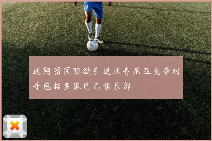 迈阿密国际欲引进沃齐尼亚竞争对手包括多家巴乙俱乐部